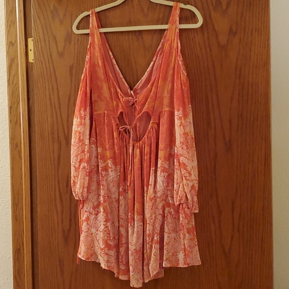 Free People Penny Lover Cold Shoulder Dress - Picture 9 of 10